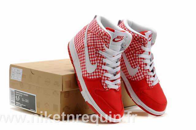 Nike Dunk SB femmes rouges (1)